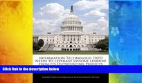 Download [PDF]  Information Technology: DOD Needs to Leverage Lessons Learned from Its Outsourcing