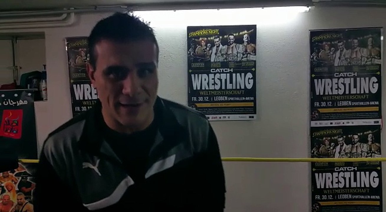 EBEL: WWE Wrestling-Superstar Alberto Del Rio heute bei den 99ers zu Gast!