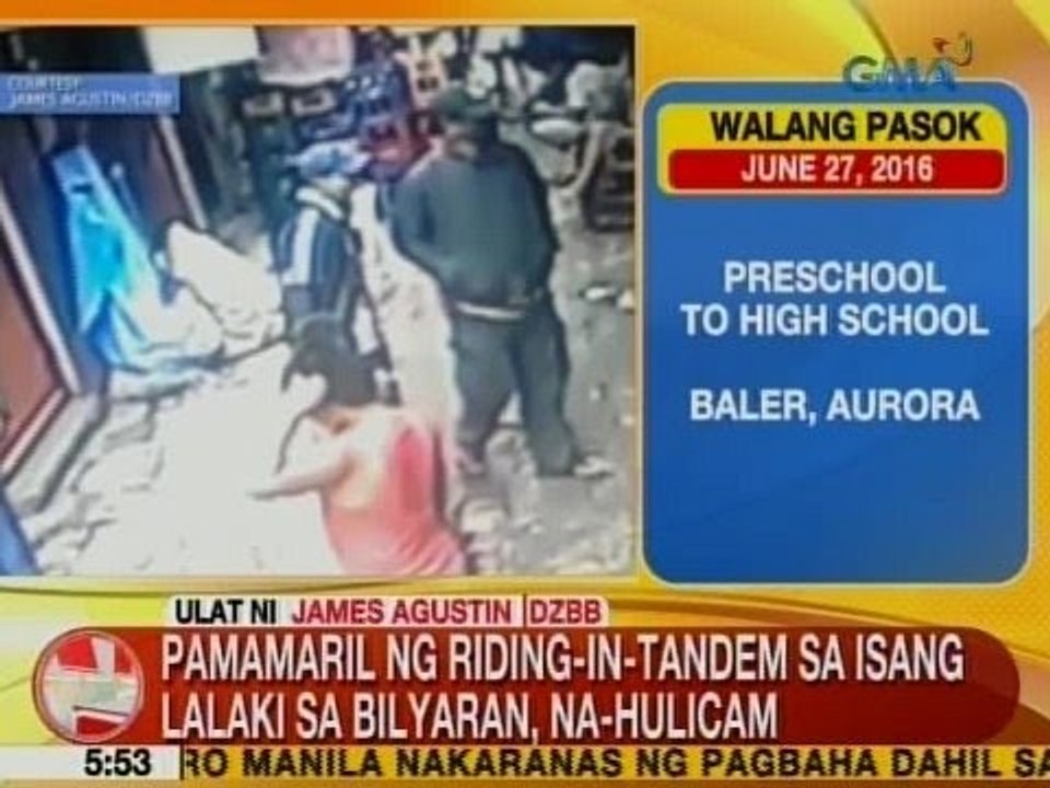 UB: Pamamaril ng riding-in-tandem sa isang lalaki sa bilyaran sa QC, na-hulicam