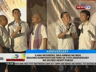 BT: Ilang musikero, nag-ambag ng mga bagong komposisyon para sa anniversary ng Sacred Heart Parish