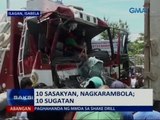 Saksi: 10 Sasakyan, nagkarambola; 10 sugatan