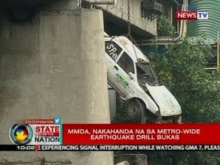 SONA: MMDA, nakahanda na sa Metro-wide earthquake drill bukas