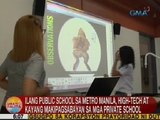 UB: Ilang public schools sa Metro Manila, high-tech at kayang makapagsabayan sa mga private school