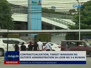Saksi: Contractualization, target wakasan ng Duterte administration sa loob ng 3-6 buwan