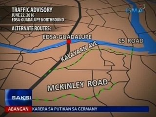 Saksi: Bahagi ng Edsa-Guadalupe northbound, isasara para sa Metro Manila Shake Drill