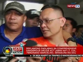 Reklamong paglabag sa Comprehensive Dangerous Drugs Act laban kay Lt. Col. Marcelino, ibinasura