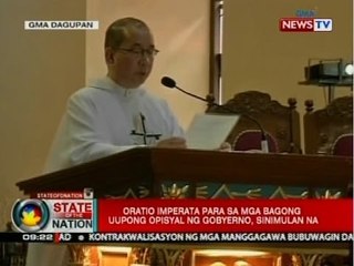 SONA: Oratio Imperata para sa mga bagong uupong opisyal ng gobyerno, sinimulan na