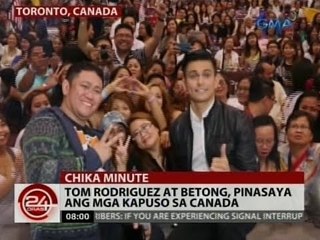 24 Oras: Tom Rodriguez at Betong, pinasaya ang mga kapuso sa Canada