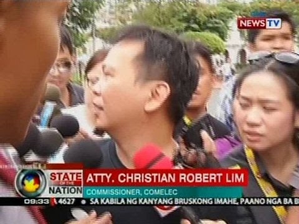 SONA: COMELEC Comm. Lim, nagbitiw bilang Campaign Finance Office Head