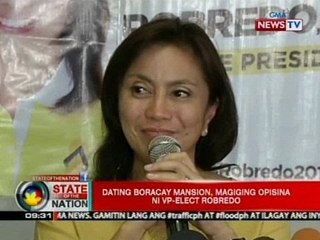 SONA: Dating Boracay Mansion, magiging opisina ni VP-Elect Robredo