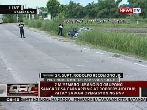 QRT: Panayam kay Sr. Supt. Rodolfo Recomono Jr., provincial director, Pampanga Police