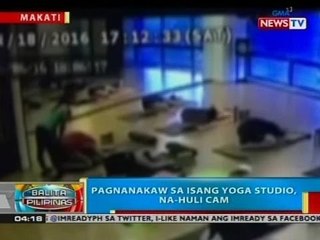 BP: Pagnanakaw sa isang yoga studio, na-huli cam