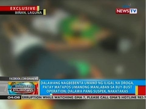 BP: 2 nagbebenta umano ng iligal na droga, patay matapos umanong manlaban sa buy-bust operation