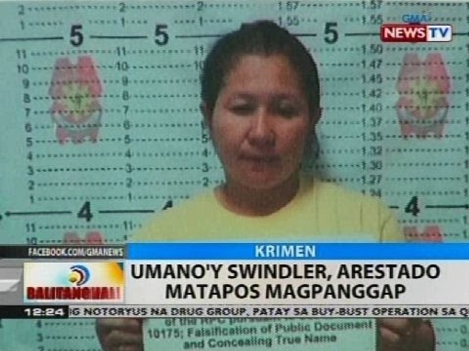 BT: Umano'y swindler, arestado matapos magpanggap