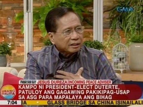 UB: Kampo ni Pres.-elect Duterte, patuloy ang gagawing pakikipag-usap sa ASG para mapalaya ang bihag