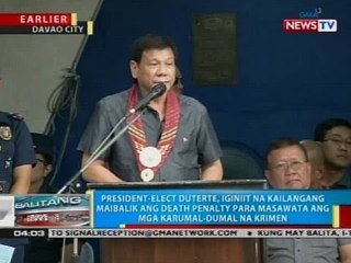 President-elect Duterte, iginiit na kailangan nang matigil ang mga pagdukot ng Abu Sayyaf