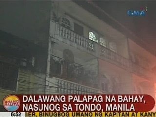 UB: 2 palapag na bahay, nasunog sa Tondo, Manila