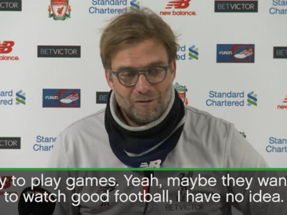 Pep wanted to see good football - Klopp