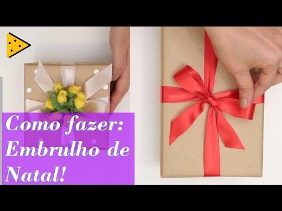 COMO EMBRULHAR PRESENTES DE NATAL | PARTE 1