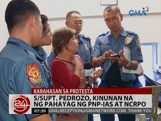 24 Oras: S/Supt. Pedrozo, kinunan na ng pahayag ng PNP-IAS at NCRPO