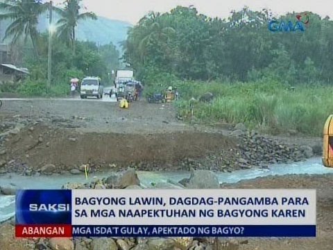 SAKSI: Bagyong Lawin, dagdag-pangamba para sa mga naapektuhan ng bagyong Karen