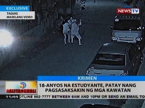 BT: 18-anyos na estudyante, patay nang pagsasaksakin ng mga kawatan