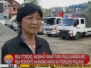 UB: Mga otoridad sa Baguio, nagbahay-bahay para paalalahanan ang mga residente na maging handa