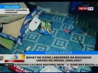 BT: Bahay ng isang labandera na bagsakan umano ng droga, sinalakay