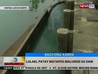BT: Lalaki, patay matapos malunod sa dam