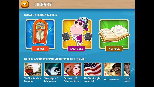 Kids learn piano, music lesson, sounds, notes, beats, theory class, instrument and easy sing-along