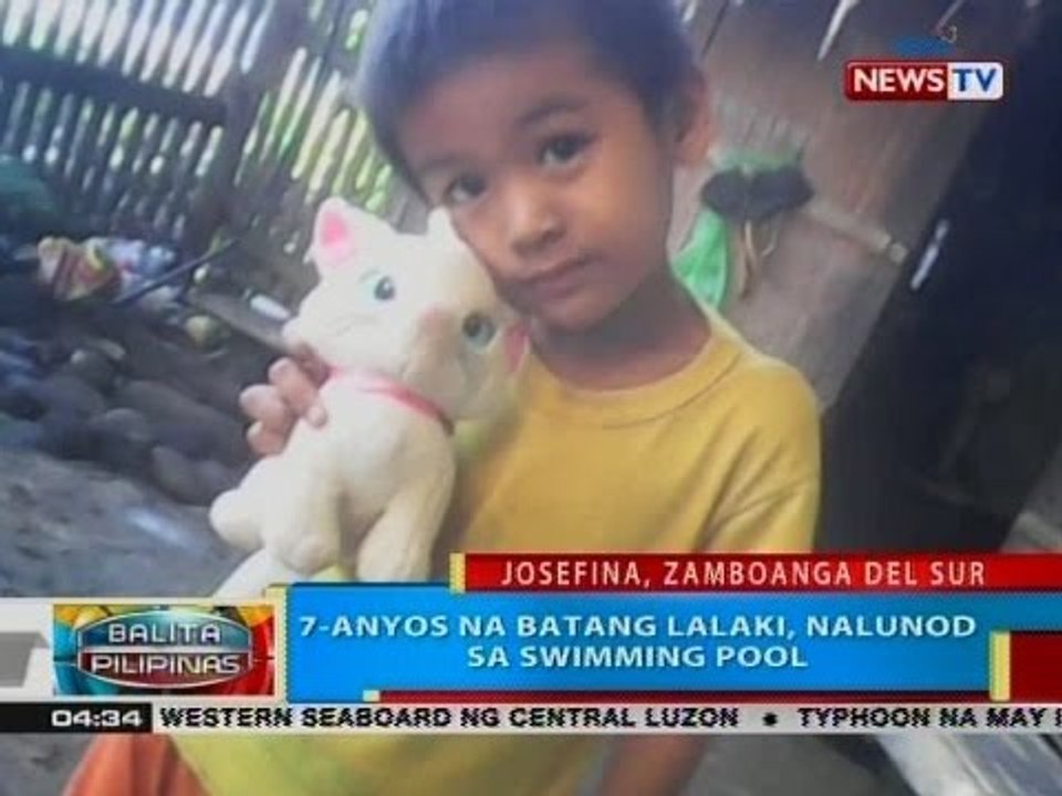 BP: 7-anyos na batang lalaki, nalunod sa swimming pool
