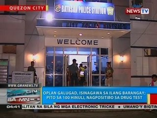 BP: Oplan Galugad, isinagawa sa ilang barangay