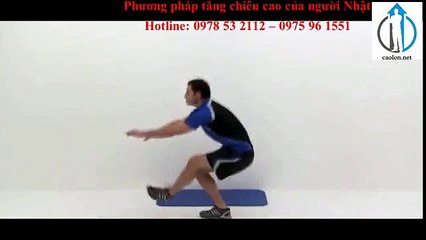 Bài tập tăng chiều cao nhanh chóng cho nam