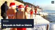 En Sibérie, pour Noël, des Russes se jettent dans l'eau glacée du lac Baïkal