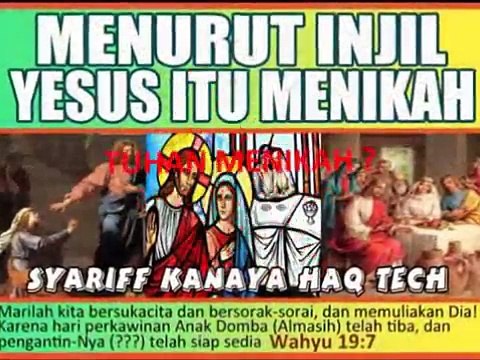 [14] Berdasarkan Injil.. INILAH BUKTI YESUS BUKAN TUHAN ! Tidak Percaya ? Silahkan Pelajari Injil Anda !