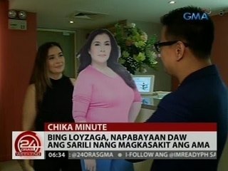 24 Oras: Bing Loyzaga, napabayaan daw ang sarili nang magkasakit ang ama