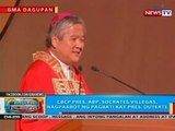 CBCP Pres. Abp. Socrates Villegas, nagpaabot ng pagbati kay Pres. Duterte