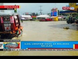 BP: Ilog, umapaw dahil sa malakas na ulan