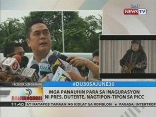 Mga panauhin para sa inagurasyon ni Pres. Duterte, nagtipon-tipon sa PICC