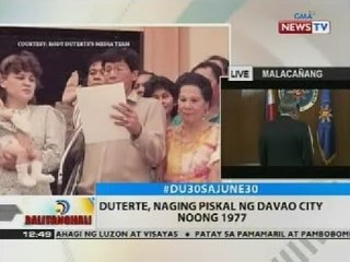 BT: Duterte, maraming naipatupad sa Davao City