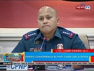 BP: Press conference ni PNP chief Dela Rosa