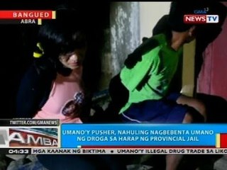 Umano'y pusher, nahuling nagbebenta umano ng droga sa harap ng provincial jail