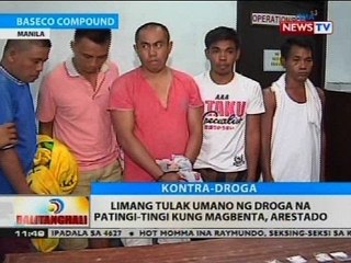 BT: Limang tulak umano ng droga na patingi-tingi kung magbenta, arestado