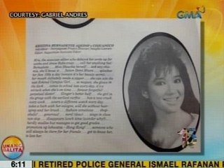 UB: Write-up sa high school yearbook ni Kris Aquino, naging viral