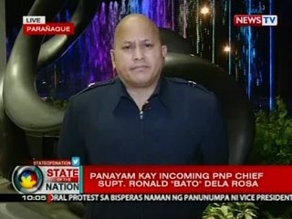 SONA: Panayam kay incoming PNP Chief Supt. Ronald "Bato" dela Rosa