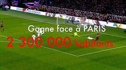 Guingamp face aux 3 plus grandes villes françaises.