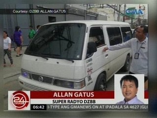 24 Oras: Dalawang nagpakilalang pulis na pumapasada ng colorum na van, nahuli