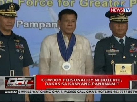 QRT: Cowboy personality ni Duterte, bakas sa kanyang pananamit