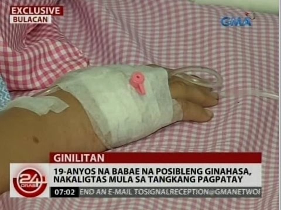 Exclusive: 19-anyos na babae na posibleng ginahasa, nakaligtas mula sa tangkang pagpatay