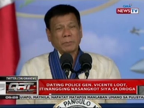 QRT: Dating Police Gen. Vicente Loot, itinangging nasangkot siya sa droga